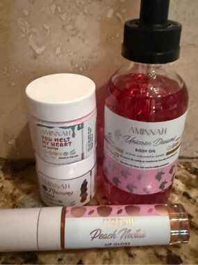 AMINNAH body care skin care set